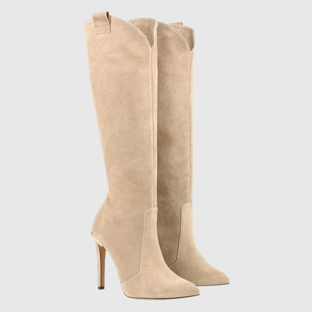 AURELINE | CHIC STILETTO LEATHER BOOTS