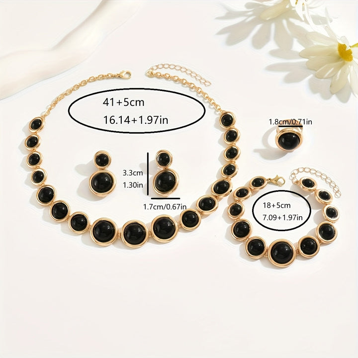 RETRO 4-PIECE JEWELLERY SET