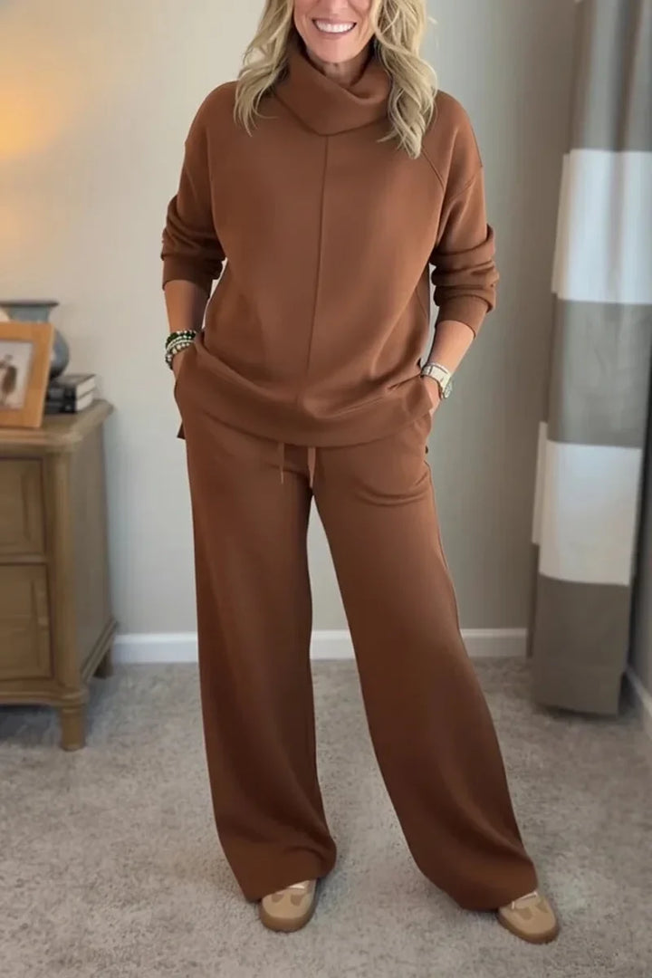 Quinn – Casual Turtleneck Two-Piece Set