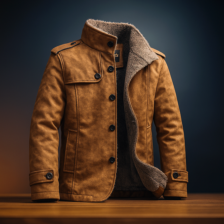 Riley - Suede Coat for Men