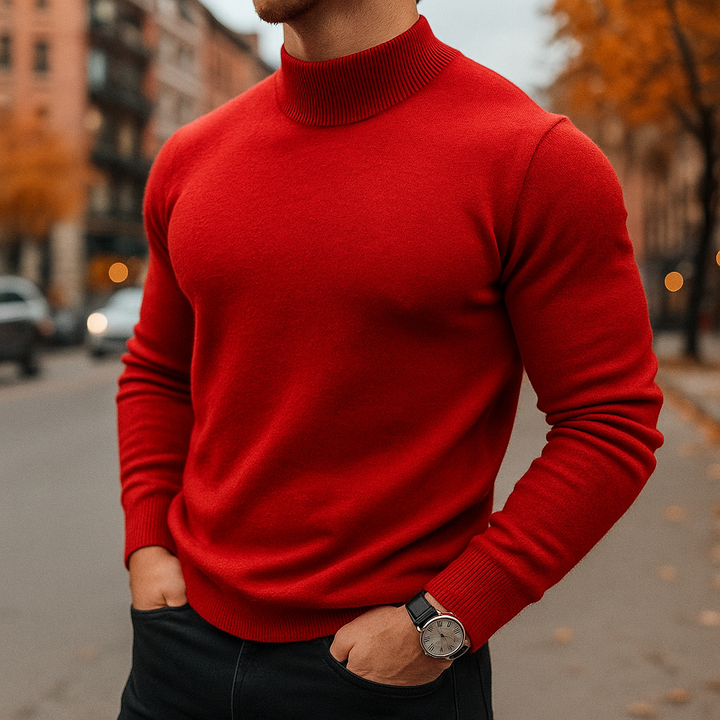 Owen - Premium Merino Half Turtleneck