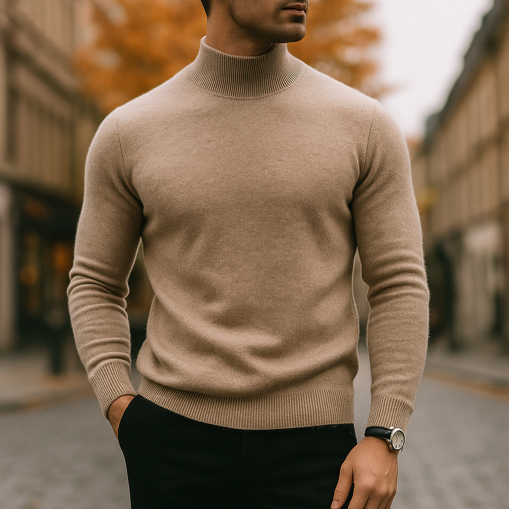 Owen - Premium Merino Half Turtleneck