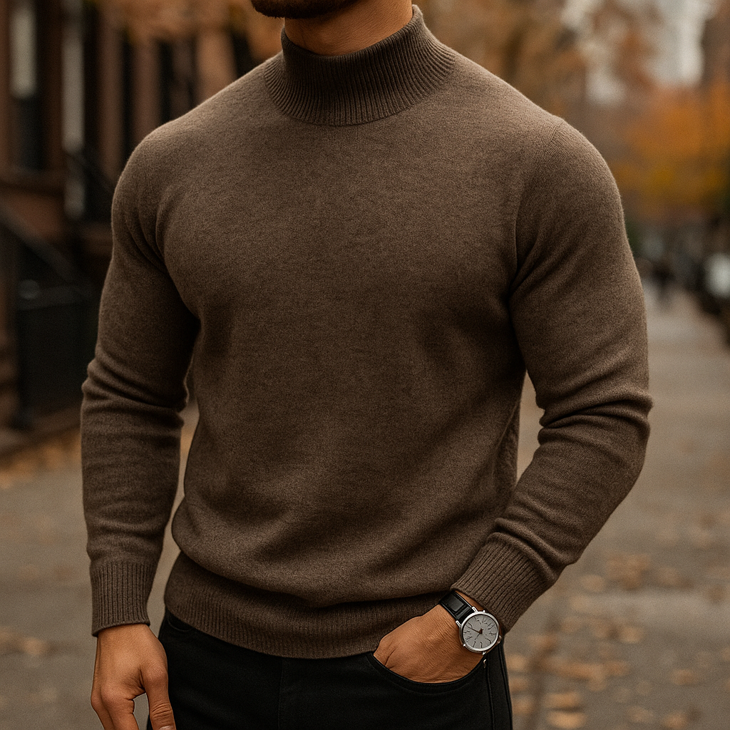 Owen - Premium Merino Half Turtleneck