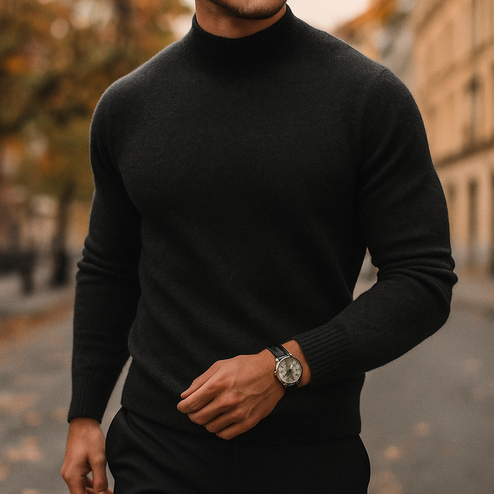 Owen - Premium Merino Half Turtleneck