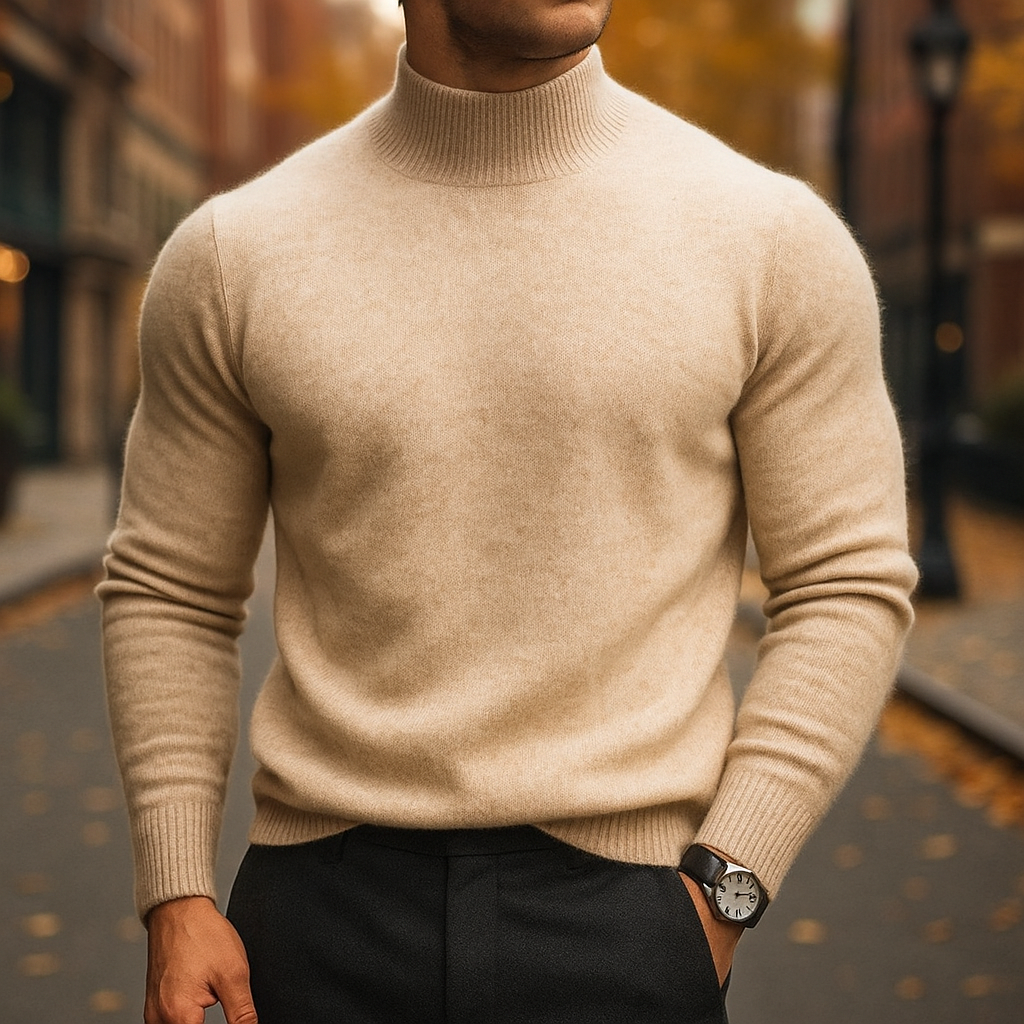 Owen - Premium Merino Half Turtleneck
