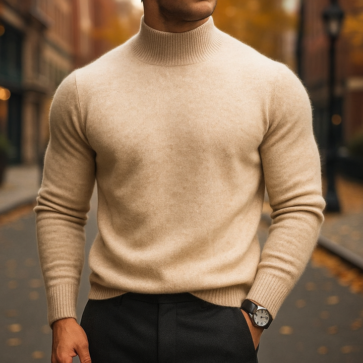 Owen - Premium Merino Half Turtleneck