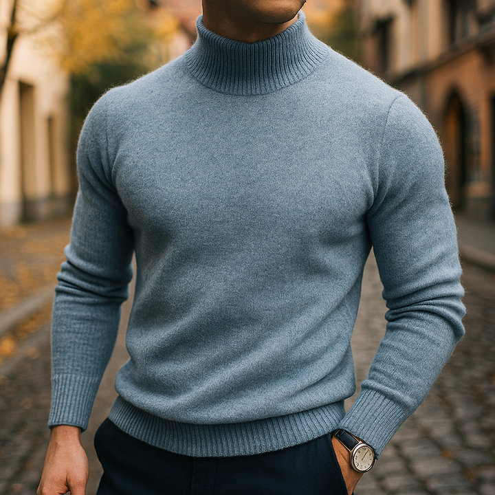 Owen - Premium Merino Half Turtleneck