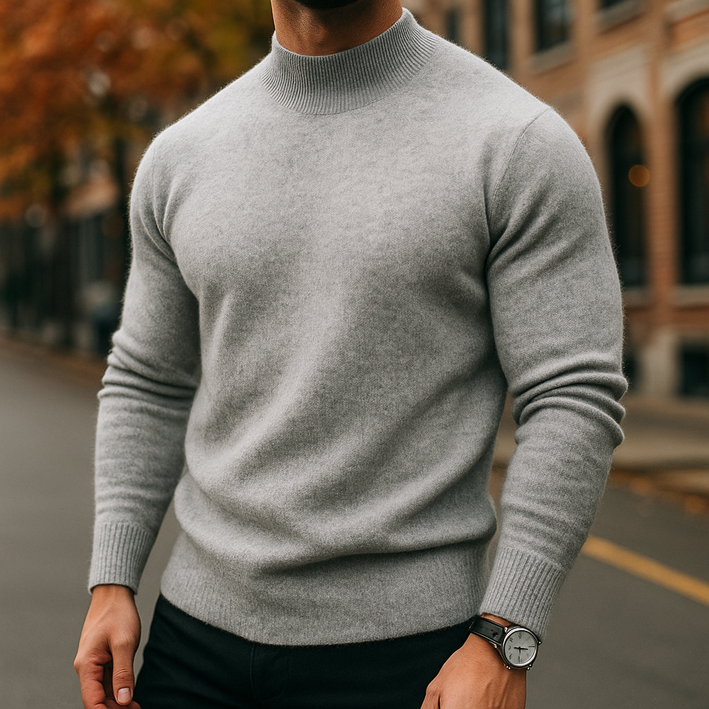 Owen - Premium Merino Half Turtleneck