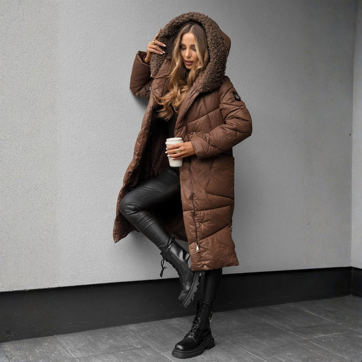 Alys – Quilted Coat with Hood