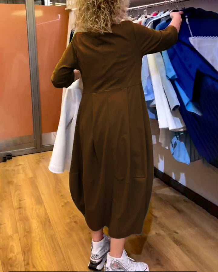 Jessica - Elegant Dress with Round Neck