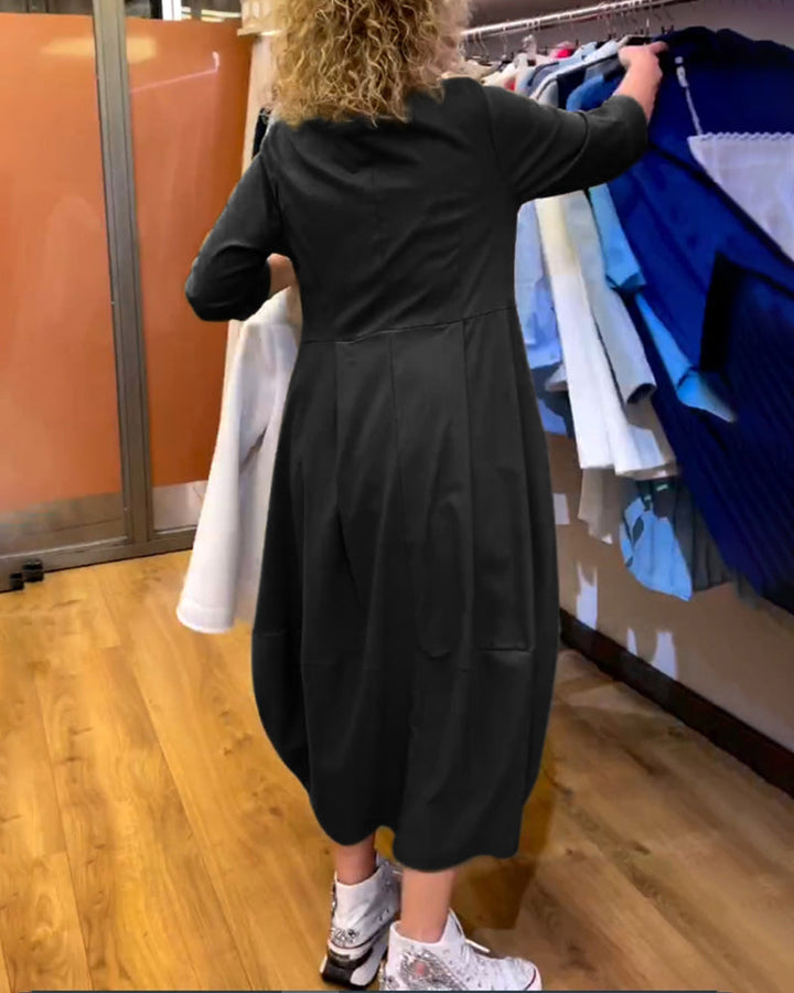 Jessica - Elegant Dress with Round Neck