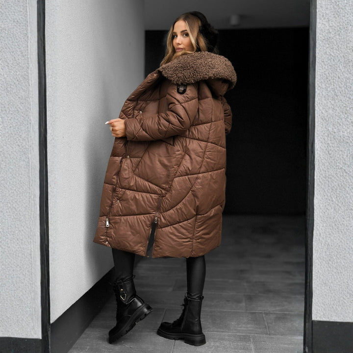 Alys – Quilted Coat with Hood