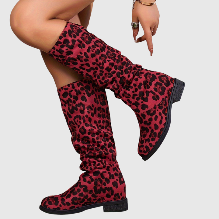 SELAH | LEOPARD MID-CALF BOOTS