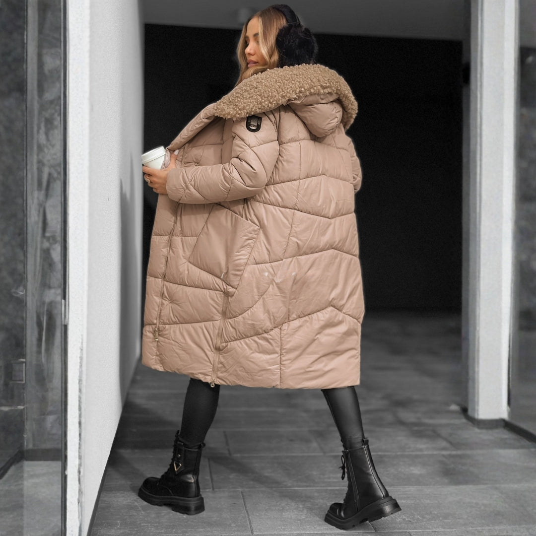 Alys – Quilted Coat with Hood