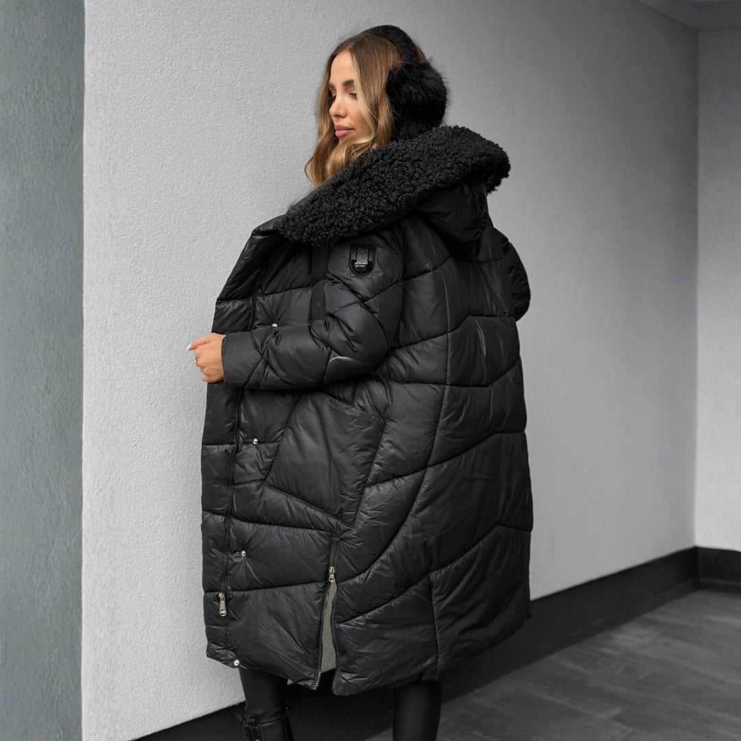 Alys – Quilted Coat with Hood