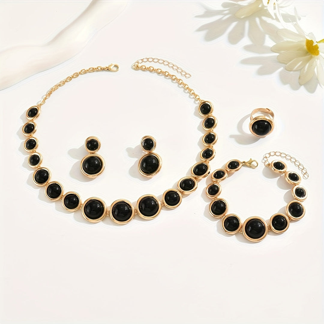 RETRO 4-PIECE JEWELLERY SET