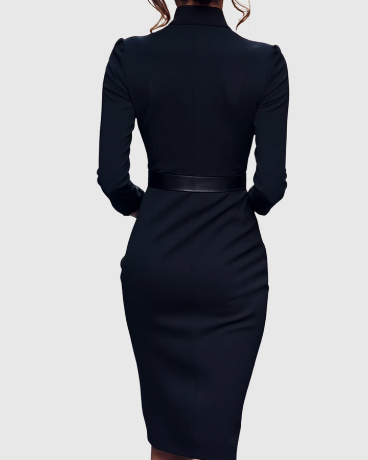 CLARIBEL | REFINED MIDI DRESS