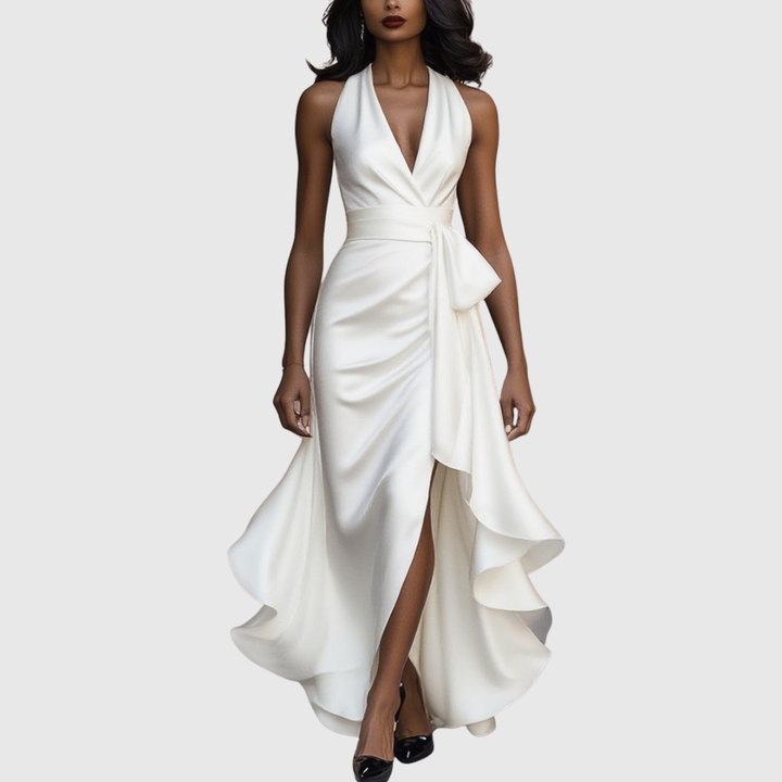 AMELYA | EVENING WRAP MAXI DRESS