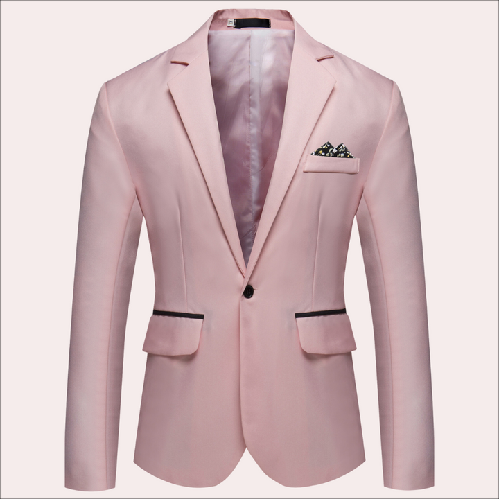 Oliver Tailored Fit Blazer | Notch Lapels Button Front Blazer