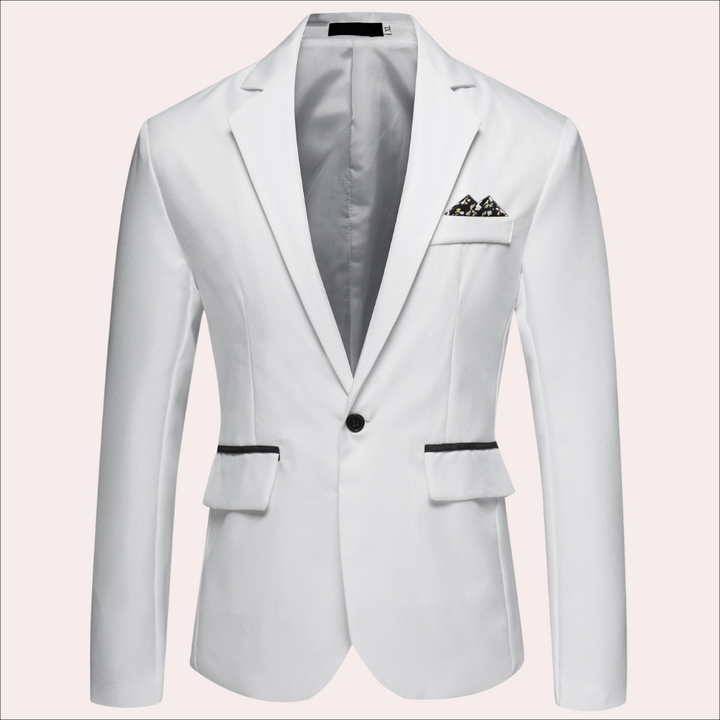 Oliver Tailored Fit Blazer | Notch Lapels Button Front Blazer