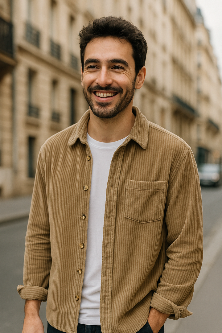 Lennox – Corduroy Long-Sleeve Shirt