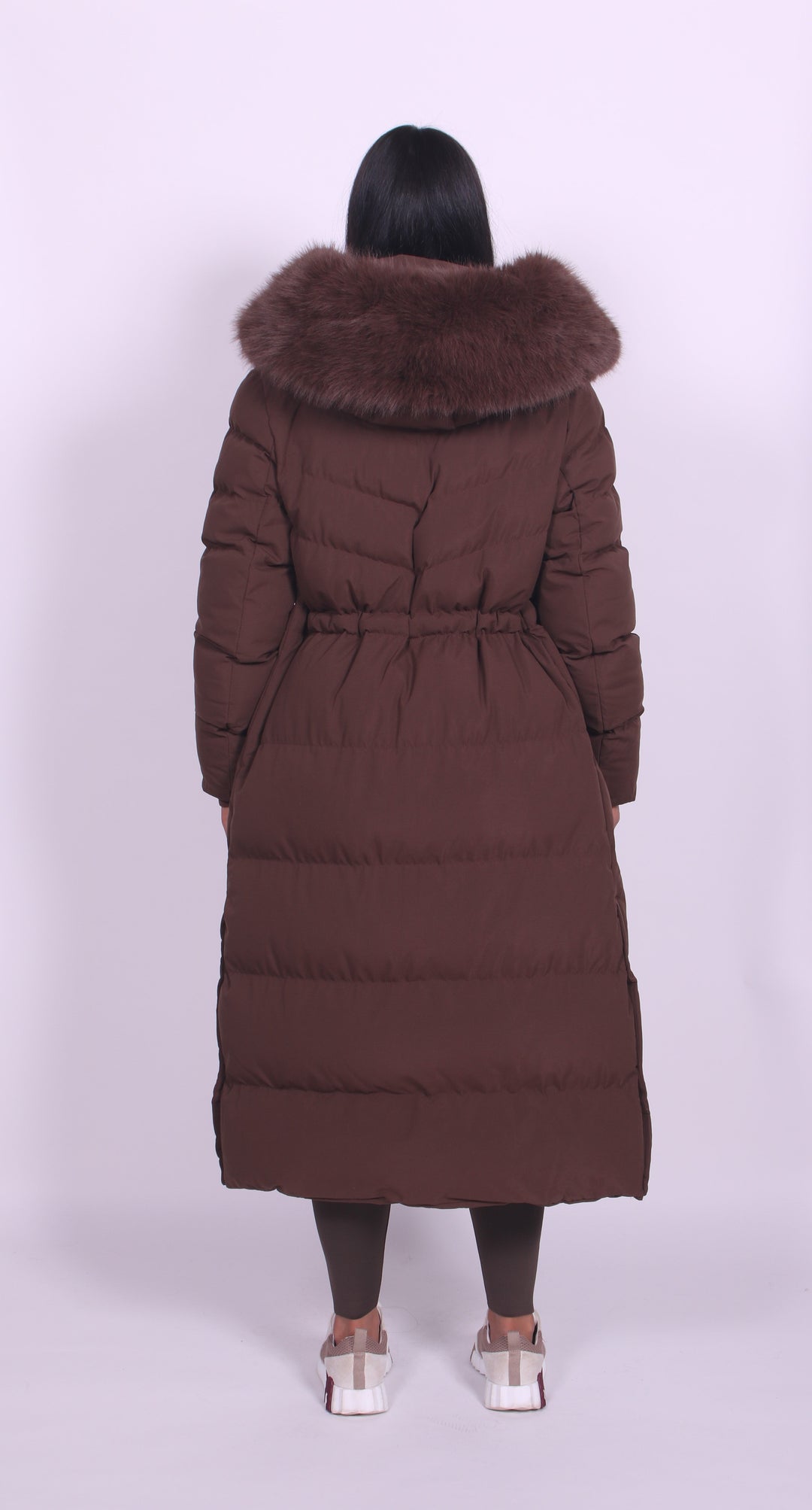 Elena – Fur Hooded Puffer Coat