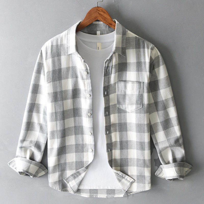 Henry – Premium Cotton Plaid Shirt