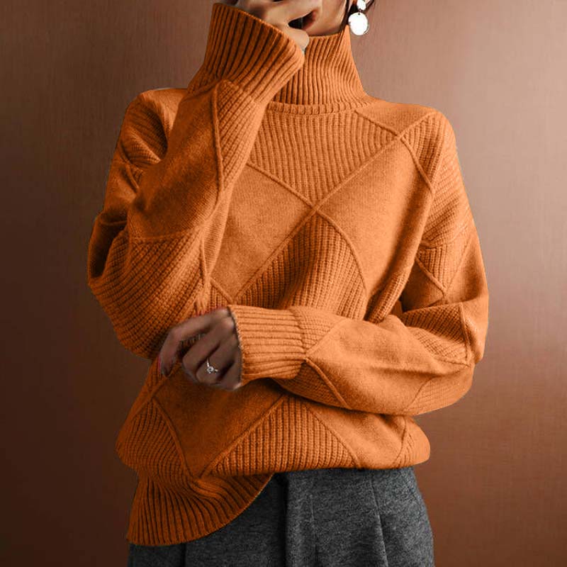 Amara™ | Soft Geometry Knit Jumper