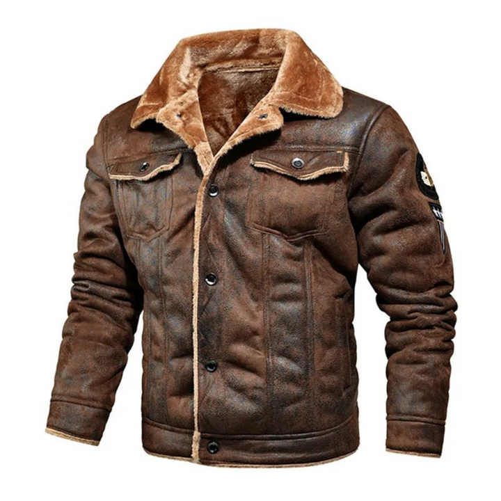 Thomas - Warm and Versatile Leather Jacket