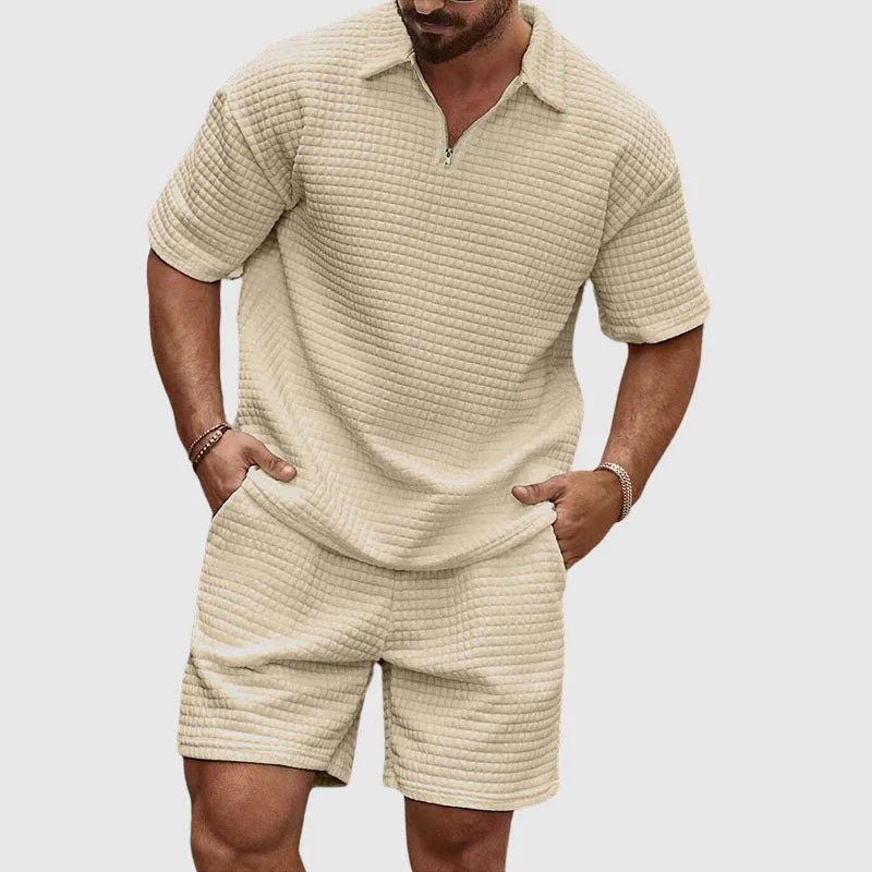 Pascal Men's Active Set | Moisture-Wicking Polo & Shorts