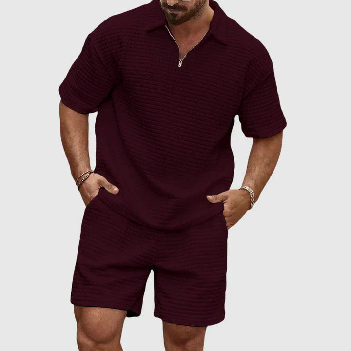 Pascal Men's Active Set | Moisture-Wicking Polo & Shorts