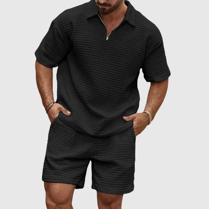 Pascal Men's Active Set | Moisture-Wicking Polo & Shorts