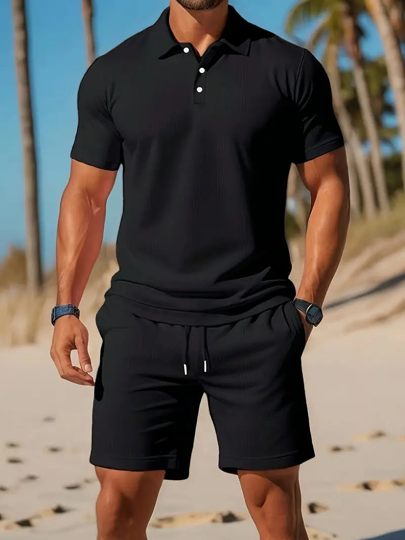 Rayen Men's Polo Shirt Set | Casual Spring & Summer Outfit