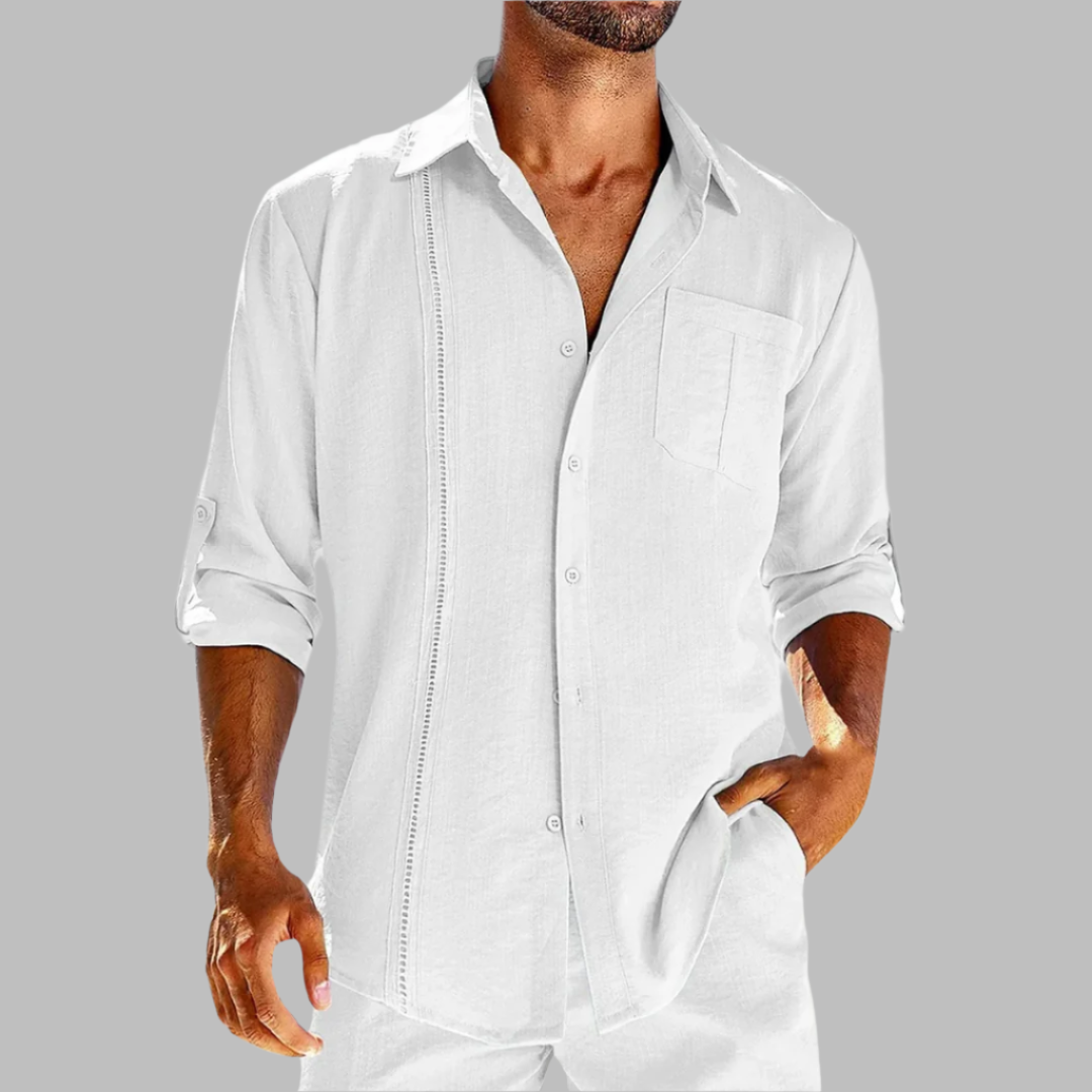 Riemer Shirt |  Men's Casual Long Sleeve Linen Shirt