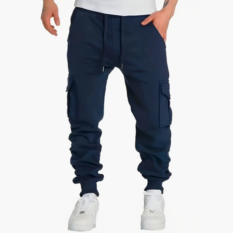 Oliver Relaxed Fit Cargo Joggers | Cargo Pockets Drawstring Waist Joggers