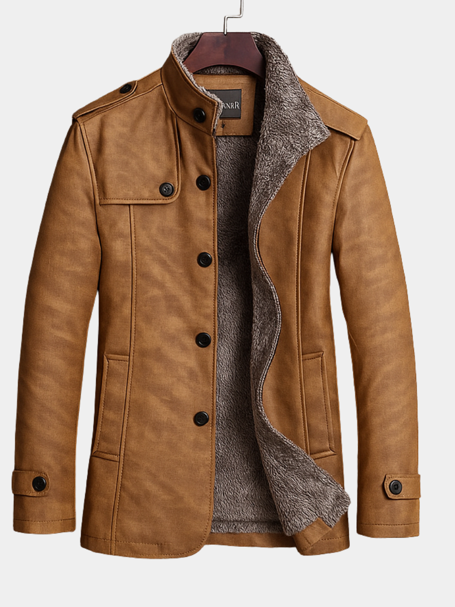 Riley - Suede Coat for Men