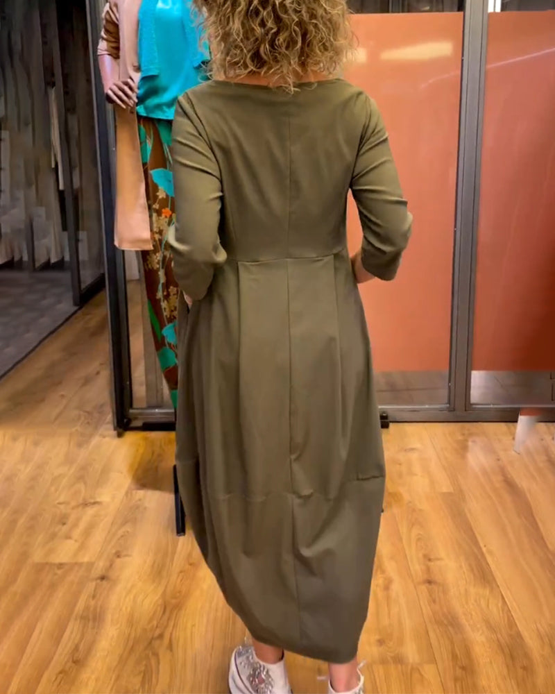 Jessica - Elegant Dress with Round Neck