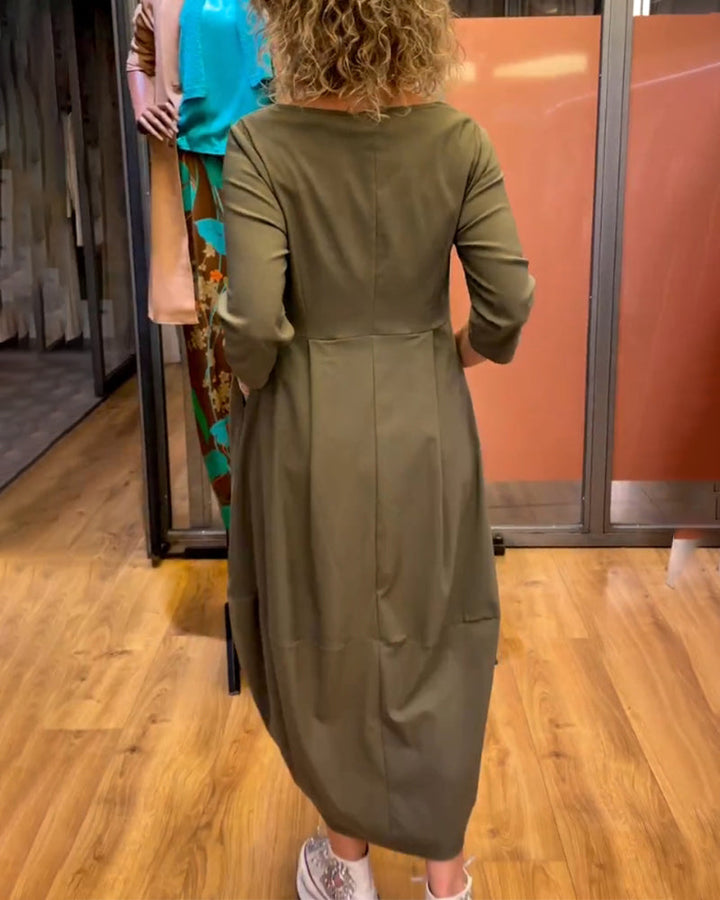 Jessica - Elegant Dress with Round Neck