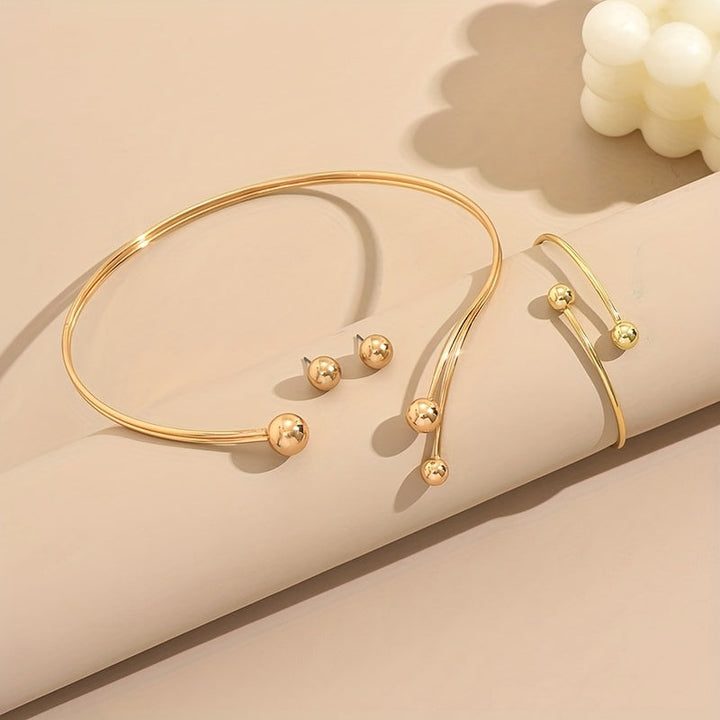 MODERN GEOMETRIC JEWELLERY SET