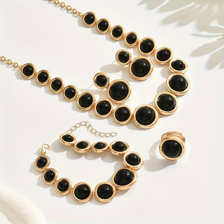 RETRO 4-PIECE JEWELLERY SET