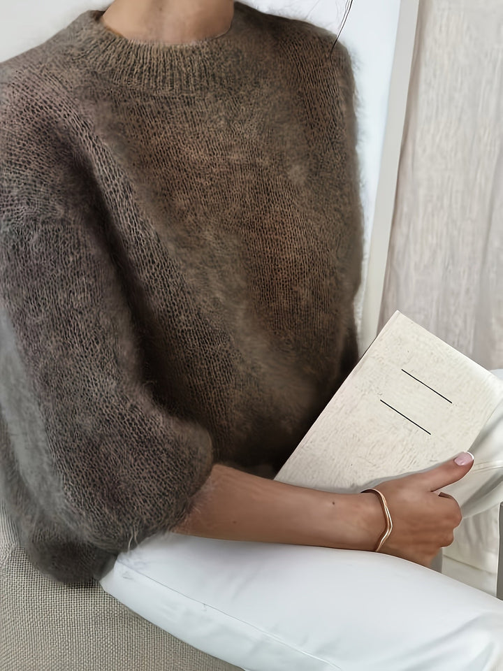 EMBER | SOLID COLOUR CREW NECK SWEATER