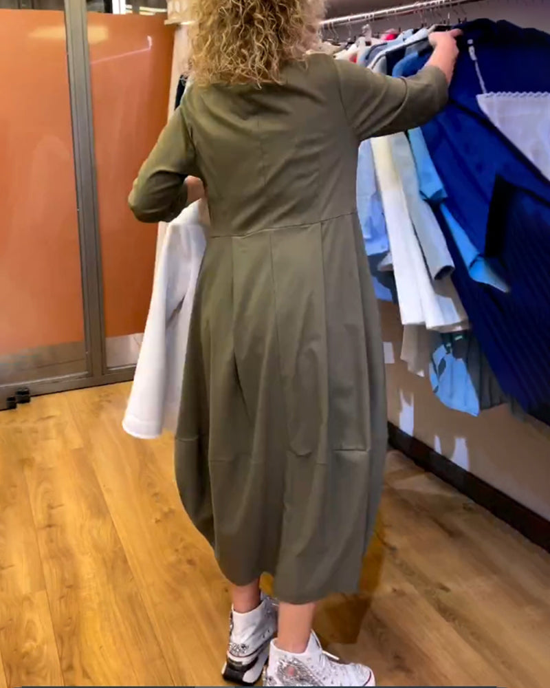 Jessica - Elegant Dress with Round Neck