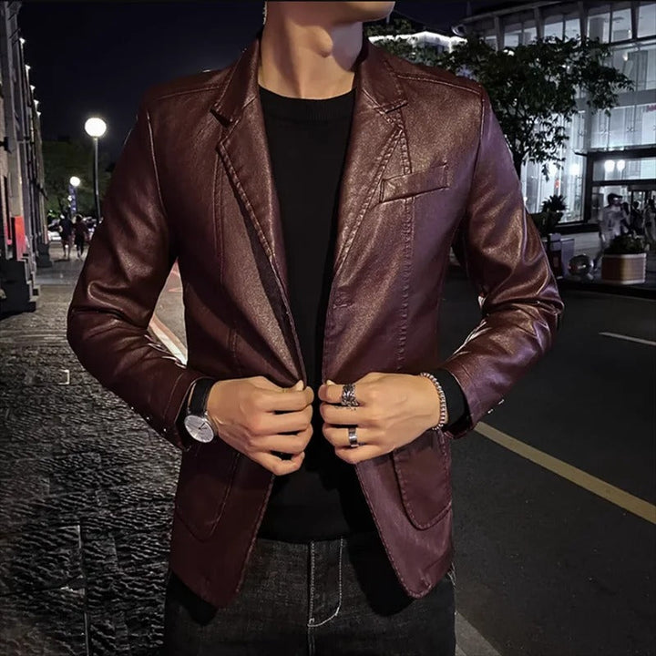 Toby - Business Casual Leather Jacket