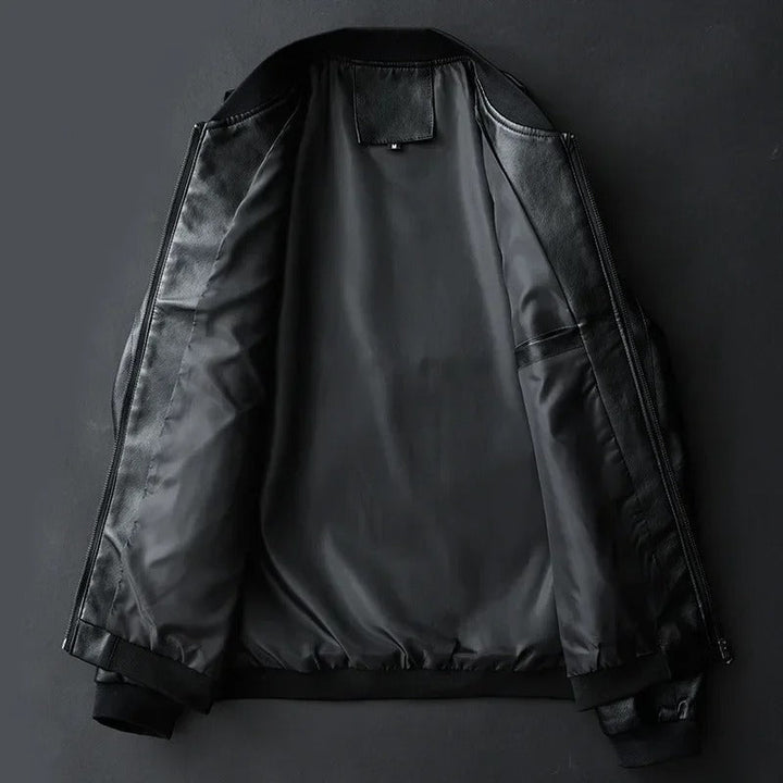Alfie - Leather Biker Jacket