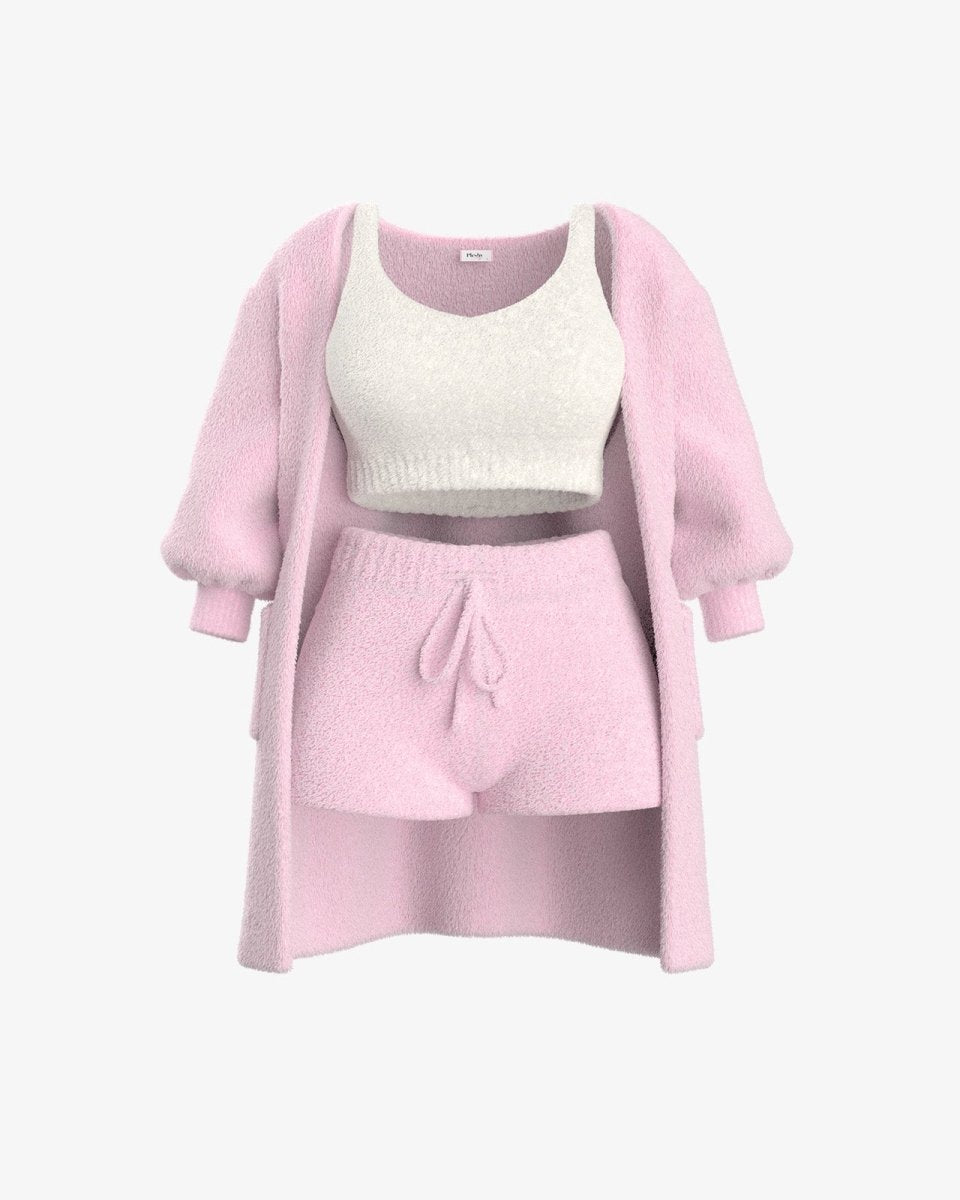 Tallulah – Bouclé Knit Pyjama Set