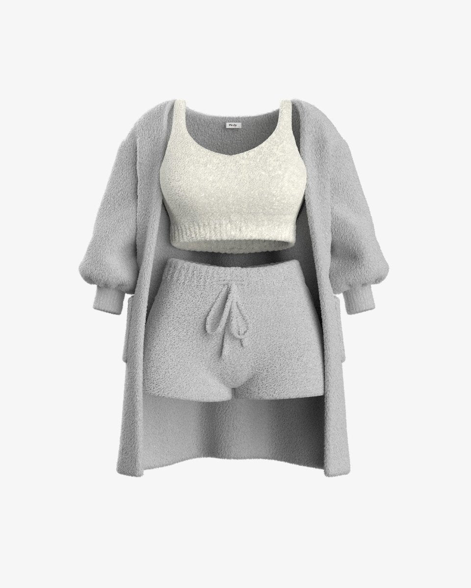 Tallulah – Bouclé Knit Pyjama Set